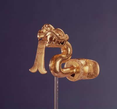 Lip plug, Mixtec Culture by Pre Columbian Pre Columbian